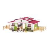 Schleich Reiterhof mit Reiterin und Pferden, Spielfigur