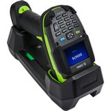 Zebra DS3678-ER, Barcode-Scanner schwarz/grün, 2D, Bluetooth, USB, RS232, Tastaturweiche, Cradle-Montageplatte