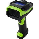 Zebra DS3678-ER, Barcode-Scanner schwarz/grün, 2D, Bluetooth, USB, RS232, Tastaturweiche, Cradle-Montageplatte