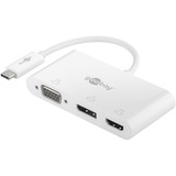 goobay USB-C Multiport-Adapter VGA, DisplayPort, HDMI