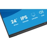 iiyama ProLite X2497HSU-B1, LED-Monitor 60.5 cm (23.8 Zoll), schwarz (matt), FullHD, IPS, HDMI, DP, USB-Hub, Lautsprecher, 120Hz Panel