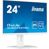 iiyama ProLite XUB2492HSU-W5, LED-Monitor 60 cm(24 Zoll), weiß, HDMI, DisplayPort, VGA