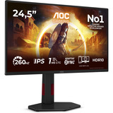 AOC AGON 25G4ZR, Gaming-Monitor 62.2 cm (24.5 Zoll), schwarz (matt), FullHD, Fast-IPS, HDMI, DP, E-Sport Monitorständer, 240Hz Panel