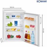 Bomann VS 2195.1, Vollraumkühlschrank weiß