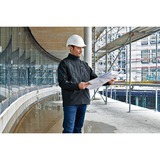 Bosch Professional Heat+Jacket GHJ 12+18V Kit Größe M, Arbeitskleidung schwarz, inkl. Ladeadapter GAA 12V-21, 1x 12-Volt-Akku