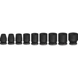 Bosch Professional PRO Impact Steckschlüsseleinsatz-Set 3/8", 9-teilig schwarz, Standard
