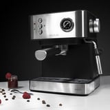 Cecotec Power Espresso 20 Matic Professionale, Espressomaschine edelstahl (gebürstet)/schwarz, 850 Watt