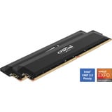 Crucial DIMM 64 GB DDR5-6000 (2x 32 GB) Dual-Kit, Arbeitsspeicher schwarz, CP2K32G60C40U5B, PRO OC, INTEL XMP, AMD EXPO