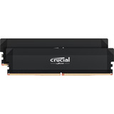Crucial DIMM 64 GB DDR5-6000 (2x 32 GB) Dual-Kit, Arbeitsspeicher schwarz, CP2K32G60C40U5B, PRO OC, INTEL XMP, AMD EXPO