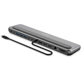 Digitus 12-Port USB-C 8K Docking Station, Dockingstation grau/schwarz, USB-C, 8K