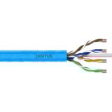 Digitus Professional Cat.6a U/UTP Verlegekabel simplex, Cca blau, 305 Meter Easy Pull Box