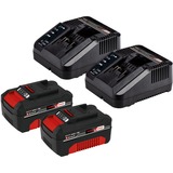 EINHELL Akku-Rasenmäher GE-CM 36/36 Li rot/schwarz, 2x Li-Ionen Akku 4,0Ah