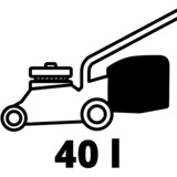 EINHELL Akku-Rasenmäher GE-CM 36/36 Li rot/schwarz, 2x Li-Ionen Akku 4,0Ah