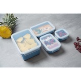 Emsa CLIP & CLOSE Color Frischhaltedose 2,2 Liter blau/transparent, rechteckig, mit Deckel