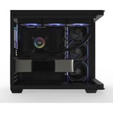 FSP M580 Plus, Tower-Gehäuse schwarz, Tempered Glass