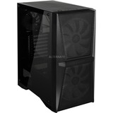 RAIJINTEK SILENOS MS PRO, Tower-Gehäuse schwarz, Version mit ARGB-Lüfter, Tempered Glass