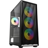 Sharkoon VK4 ARGB, Tower-Gehäuse schwarz, Tempered Glass
