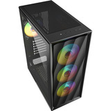 Sharkoon VK4 ARGB, Tower-Gehäuse schwarz, Tempered Glass