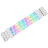 Thermaltake Mod ARGB Snow Cable 24Pin, Kabelmanagement weiß