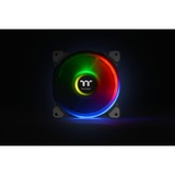 Thermaltake Riing Quad 14 RGB Radiator Fan TT Premium Edition Single Fan Pack, Gehäuselüfter schwarz, Single Pack, ohne Controller, 140 mm