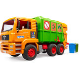 bruder MAN TGA Müll-LKW Hecklader, Spielfahrzeug orange