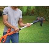 BLACK+DECKER Akku-Rasentrimmer ST1823, 18Volt orange/schwarz, Li-Ionen Akku 1,5Ah