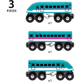 BRIO World - Trains of the World Shinkansen E5 Hayabusa Zug, Spielfahrzeug 