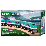 BRIO World - Trains of the World Shinkansen E5 Hayabusa Zug, Spielfahrzeug 