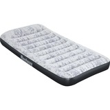 Bestway Tritech Luftbett "Fashion Look" mit integrierter Elektropumpe 67834 hellgrau/schwarz, Single XL/Low, 188 x 99 x 30 cm