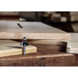 Bosch PRO Abrundfräser Ø 15,9mm, Radius 1,6mm Schaft Ø 8mm, zweischneidig, Anlaufkugellager