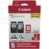 Canon Tinte Photo Value Pack PG-540L/CL-541XL inkl. 50 Blatt 10x15 Fotopapier, Blister-Verpackung mit Sicherheitsband