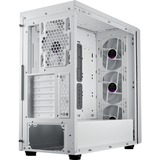 Cooler Master MasterBox 600 , Tower-Gehäuse weiß, Tempered Glass
