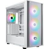 Cooler Master MasterBox 600 , Tower-Gehäuse weiß, Tempered Glass