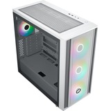 Cooler Master MasterBox 600 , Tower-Gehäuse weiß, Tempered Glass