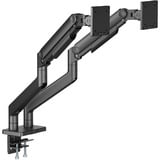 Digitus Dual Monitorhalterung, 2x 45", 2x 20 kg schwarz