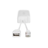 Digitus USB-A 5V PoE-Splitter weiß, 10/100Mbps