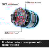 EINHELL Akku-Vertikutierer-Lüfter GE-SC 36/35 Li-Solo, 36Volt (2x18V) rot/schwarz, ohne Akku und Ladegerät