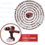 EINHELL Professional Akku-Schlagbohrschrauber TP-CD 18 Li-i Brushless-Solo, 18Volt rot/schwarz, ohne Akku und Ladegerät