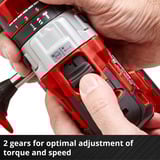 EINHELL Professional Akku-Schlagbohrschrauber TP-CD 18 Li-i Brushless-Solo, 18Volt rot/schwarz, ohne Akku und Ladegerät