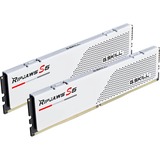G.Skill DIMM 96 GB DDR5-6000 (2x 48 GB) Dual-Kit, Arbeitsspeicher weiß, F5-6000J3036F48GX2-RS5W, Ripjaws S5, INTEL XMP