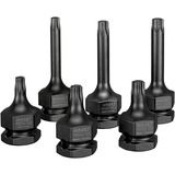 Hazet Kraft-Steckschlüsseleinsatz-Satz 995S6/6 6-teilig, für Schlag- & Maschinenschrauber