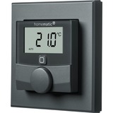 Homematic IP Wandthermostat mit Luftfeuchtigkeitssensor (HmIP-WTH-A) anthrazit