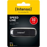 Intenso Speed Line 32 GB, USB-Stick schwarz, USB-A 3.2 Gen 1