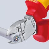 KNIPEX Abisolier-Seitenschneider 14 26 160, Schneid-Zange rot/gelb, Länge 160mm, VDE-geprüft