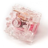 Keychron Gateron Aliaz Silent Tactile (60 Gf) Switch-Set, Tastenschalter pink/transparent, 110 Stück
