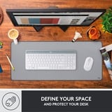 Logitech Desk Mat Studio, Mauspad grau