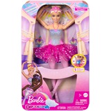 Mattel Barbie Dreamtopia Zauberlicht Ballerina mit Leucht-Kleid, Puppe 