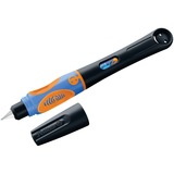 Pelikan Füllhalter Griffix 4 für Linkshänder, Füllfederhalter schwarz, Neon Black