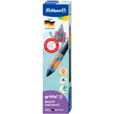 Pelikan Griffix Bleistift für Linkshänder Neon Black schwarz