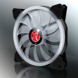 RAIJINTEK IRIS 14 RBW ADD-3, Gehäuselüfter schwarz, 3 Lüfter, mit Controller und Fernbedienung, 140 mm
